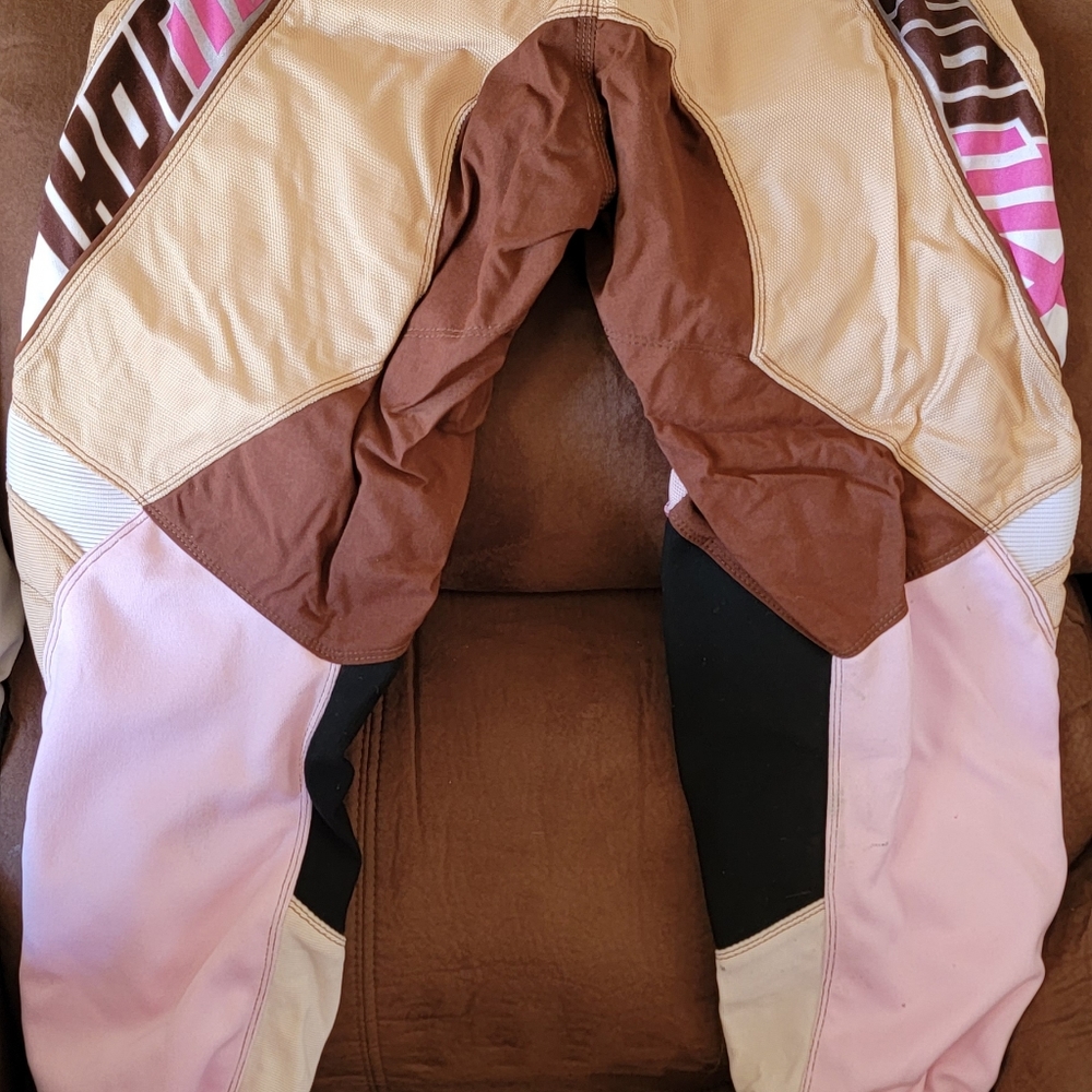 THOR motox leathers. Motorcycle or dirt bike. Pants are size 5/6 and jersy is XS